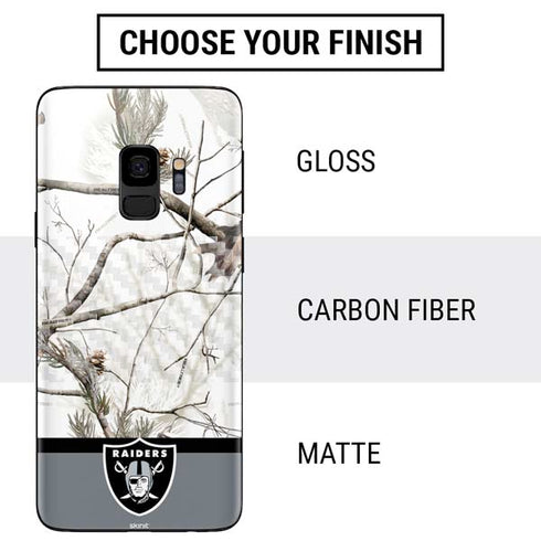 NFL Realtree Camo Las Vegas Raiders Galaxy S9 Skin